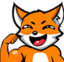 Flexfoxed emote for Discord