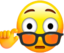 flushedNerd emote for Discord