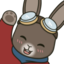 FloofyWaveW emote for Discord