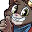 floofThumbsUp emote for Discord