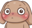 FlushedBun emote for Discord