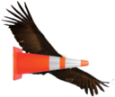 flyingcone static emote for Discord, Twitch and Slack