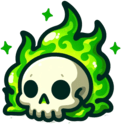 FlameSkull static emote for Discord, Twitch and Slack