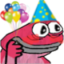 flamingoBday emote for Discord