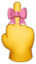 flipoffCute emote for Discord