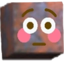 FlushedBlock static emote for Discord, Twitch and Slack