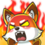 Foxrage emote for Discord