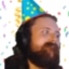 forsenBirthday emote for Discord