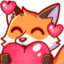 FoxyLove emote for Discord