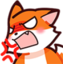 foxtatAngry emote for Discord