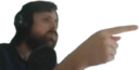forsenPoint static emote for Discord, Twitch and Slack