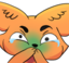 foxiSick emote for Discord