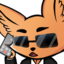 foxiBogged emote for Discord