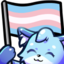 FoxxTransgenderFlag emote for Discord