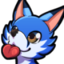 FoxBlep emote for Discord