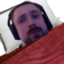 ForsenLookingAtYouInBed emote for Discord