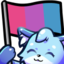 FoxxAndrogynousFlag emote for Discord