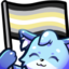 FoxxDemigenderFlag emote for Discord