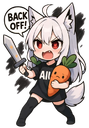 foxbackoff static emote for Discord, Twitch and Slack