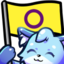 FoxxIntersexFlag emote for Discord