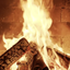 Fireplace emote for Discord