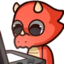 fifiWatchingStream emote for Discord