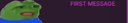 FirstCringeMessage static emote for Discord, Twitch and Slack
