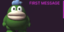 FirstTimeFroggy emote for Discord