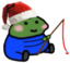 fisholiday emote for Discord