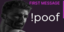 FirstTimePoofer emote for Discord
