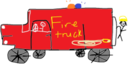 Firetruck static emote for Discord, Twitch and Slack