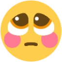 flushedpleading static emote for Discord, Twitch and Slack