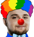fkrClown static emote for Discord, Twitch and Slack