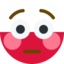 FlushedPoland emote for Discord