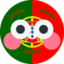 FlushedPortugal emote for Discord