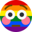 FlushedGay emote for Discord