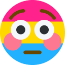 FlushedPan static emote for Discord, Twitch and Slack