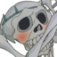 FlushedSkeleton emote for Discord
