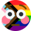 FlushedPride emote for Discord