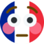 FlushedFrench emote for Discord