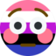 FlushedGenderfluid emote for Discord