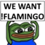 FLAMINGO emote for Discord