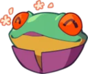 FroggyHappy static emote for Discord, Twitch and Slack