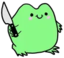 frogKnife emote for Discord