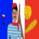 frenchmain static emote for Discord, Twitch and Slack