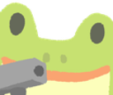 froggygun static emote for Discord, Twitch and Slack