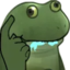 FrogeDumbSmart emote for Discord