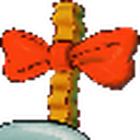 FriesWithBow static emote for Discord, Twitch and Slack