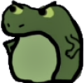 frogWaiting static emote for Discord, Twitch and Slack