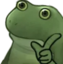 FrogeThatsRight emote for Discord